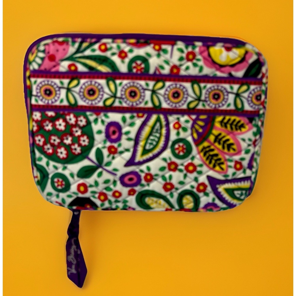 Vera Bradley Viva la Vera E-Reader Sleeve #11485-109 Mini iPad Tablet Cover Zip